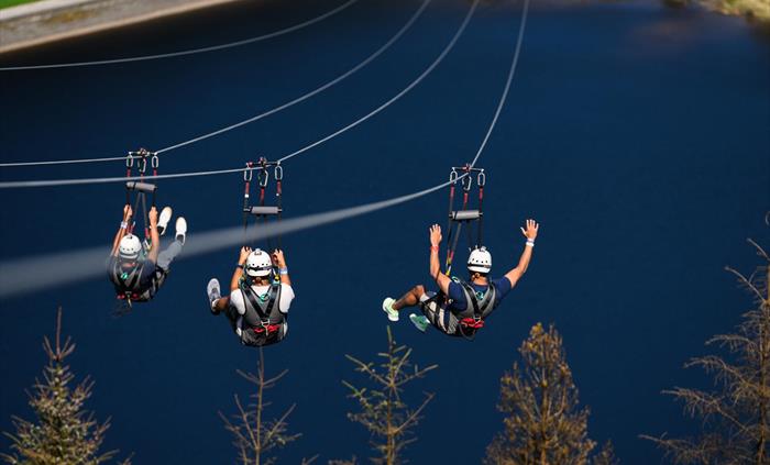 The fastest seated zip line in the world